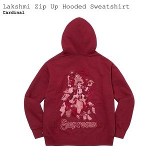 Supreme Lakshmi Zip Up Hooded Sweatshirt